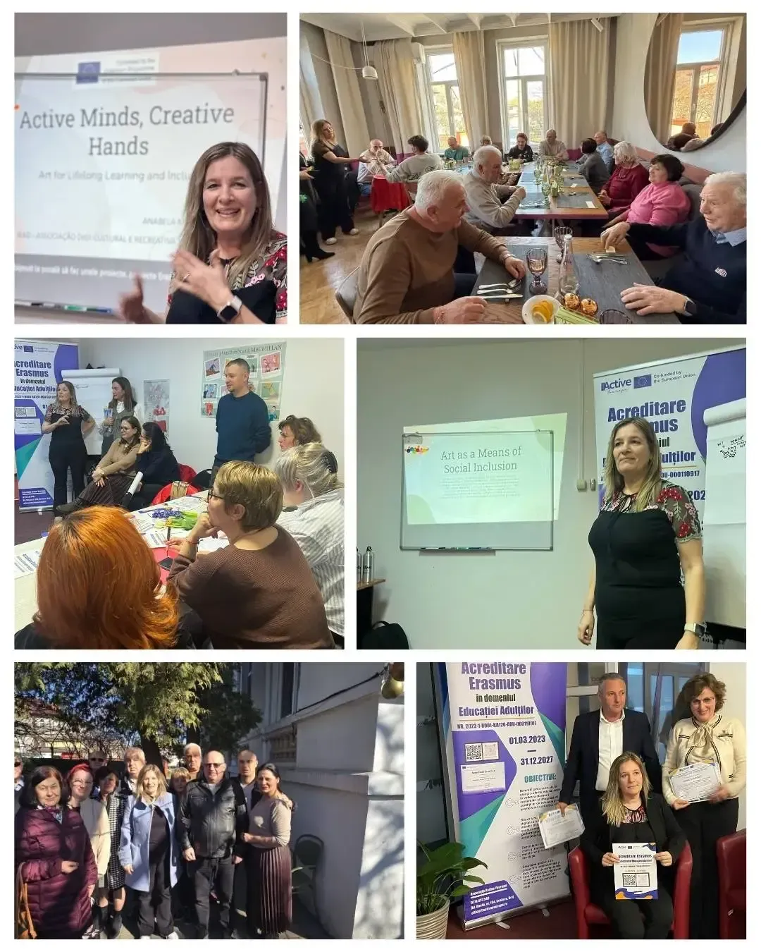 Erasmus+ art-based learning workshop with an international expert