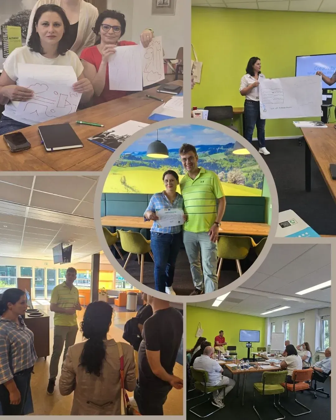 Erasmus+ trainer at the course in Deventer, Netherlands