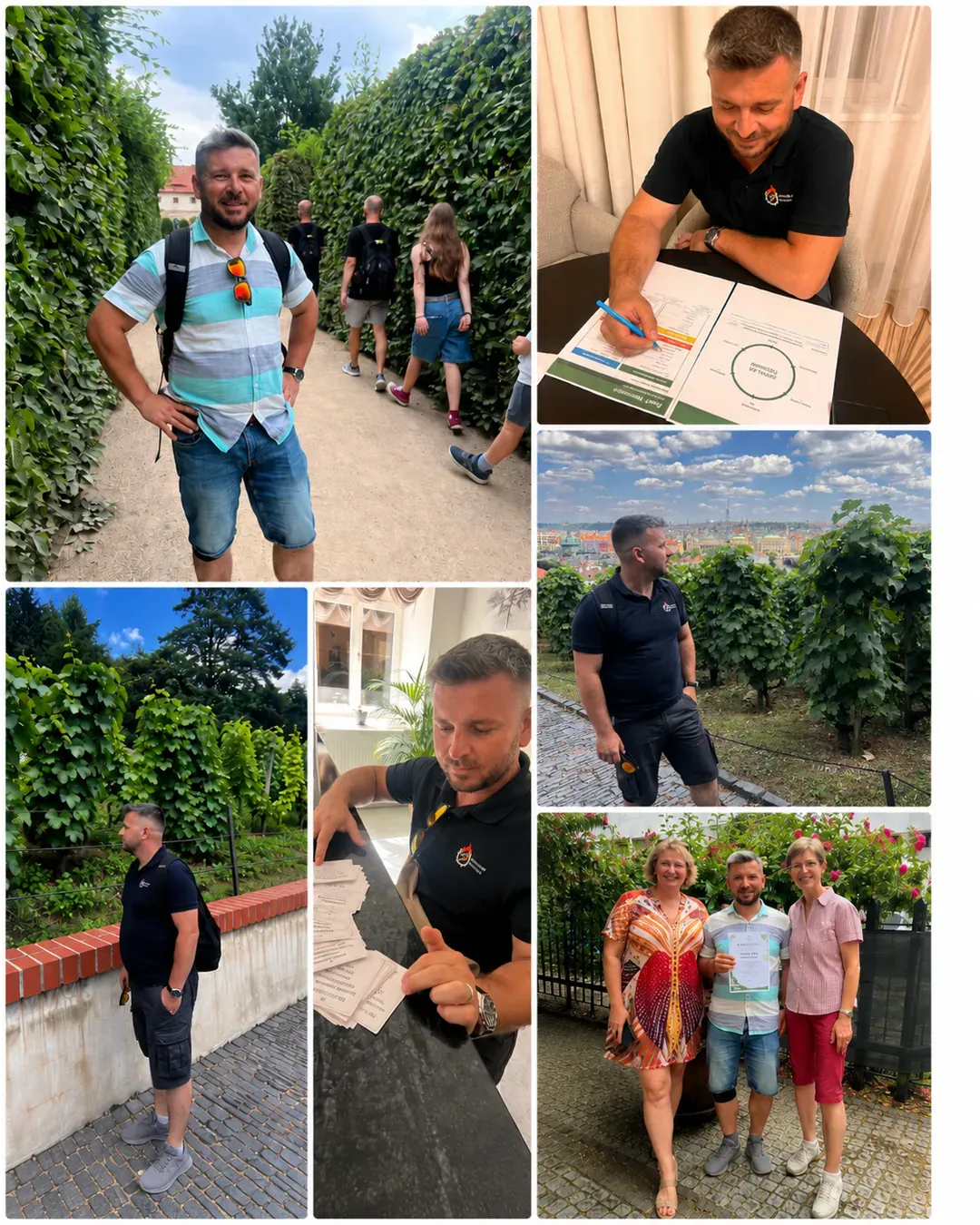 Active Yourope trainer during the Erasmus+ environmental education mobility in Prague