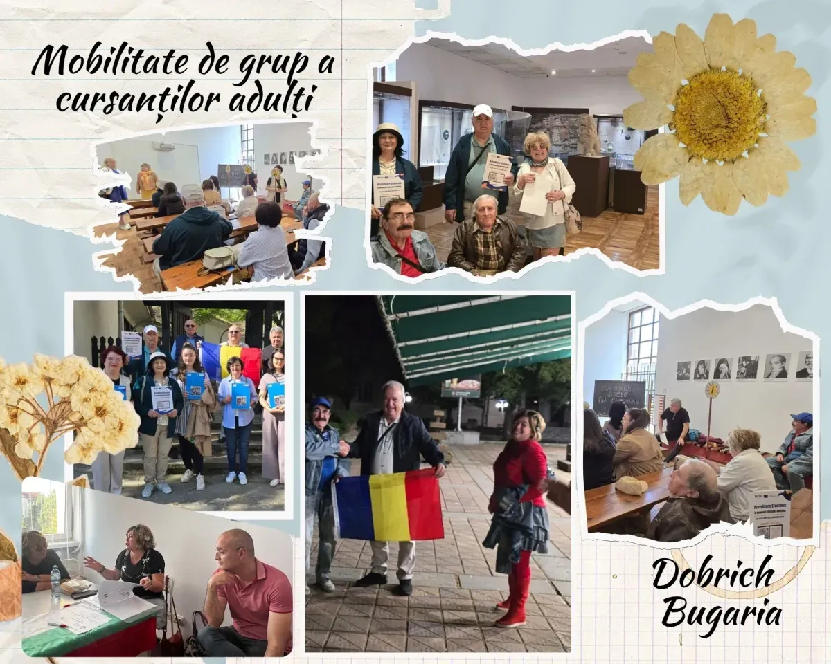 Seniori craioveni într-o mobilitate Erasmus+ la Dobrich, Bulgaria