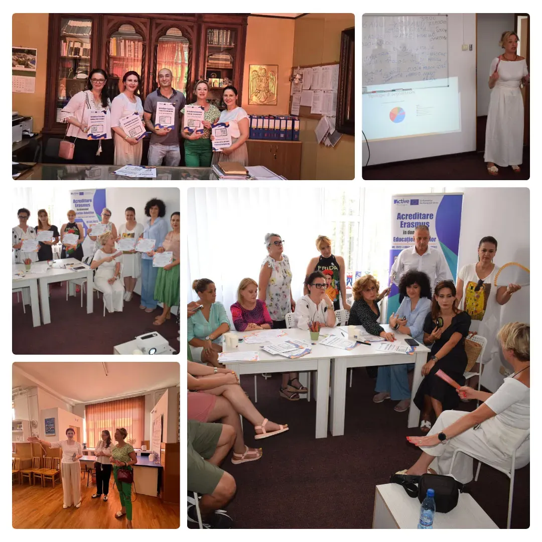 Expert Erasmus+ susținând programul de educație incluzivă la Active Yourope