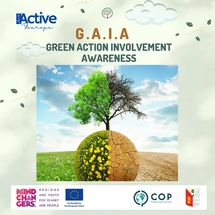 Materialul de prezentare al proiectului GAIA - Green Action Involvement Awareness