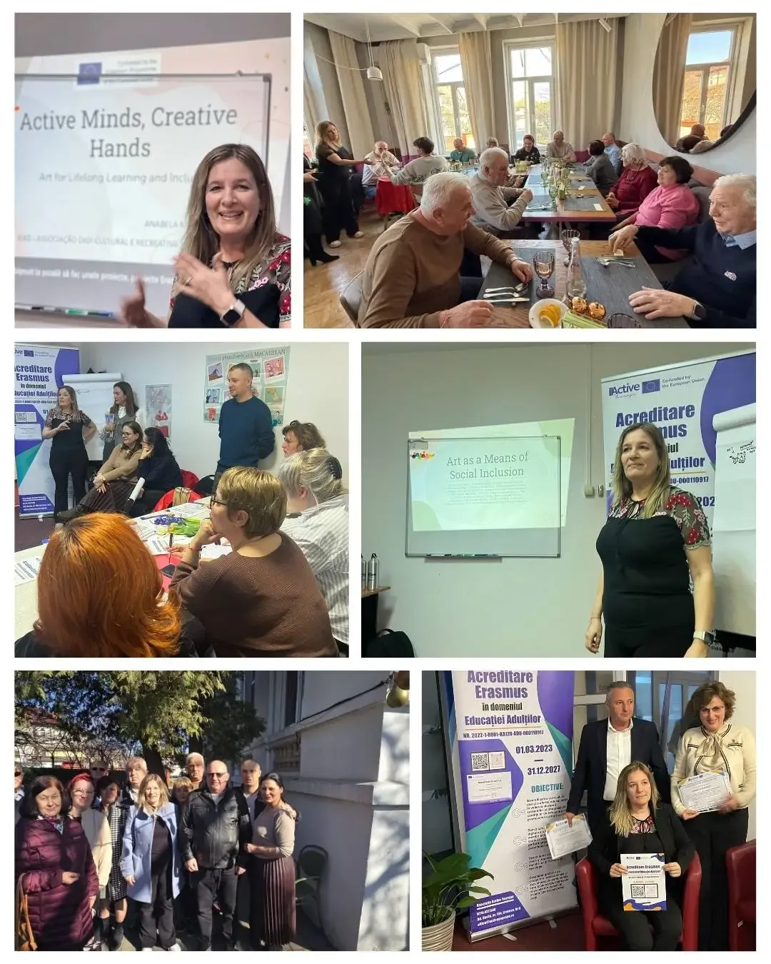Erasmus+ art-based learning workshop with an international expert